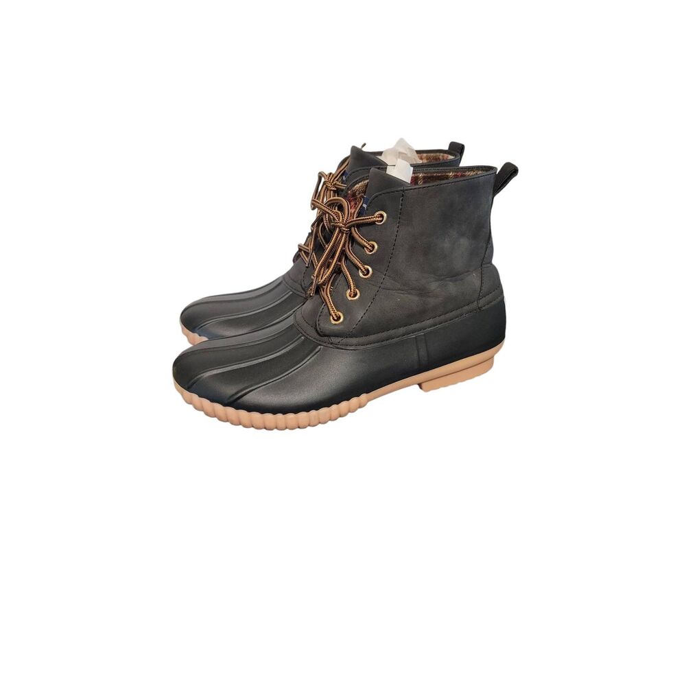 Simply Southern Black Duck Bootie. Size 9.